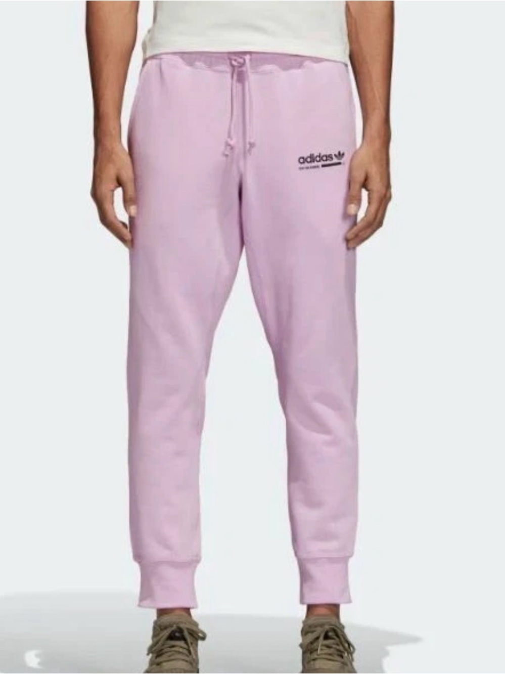 EUC Adidas Kaval Lilac Purple Sweatpants Joggers Mens Size 2XL